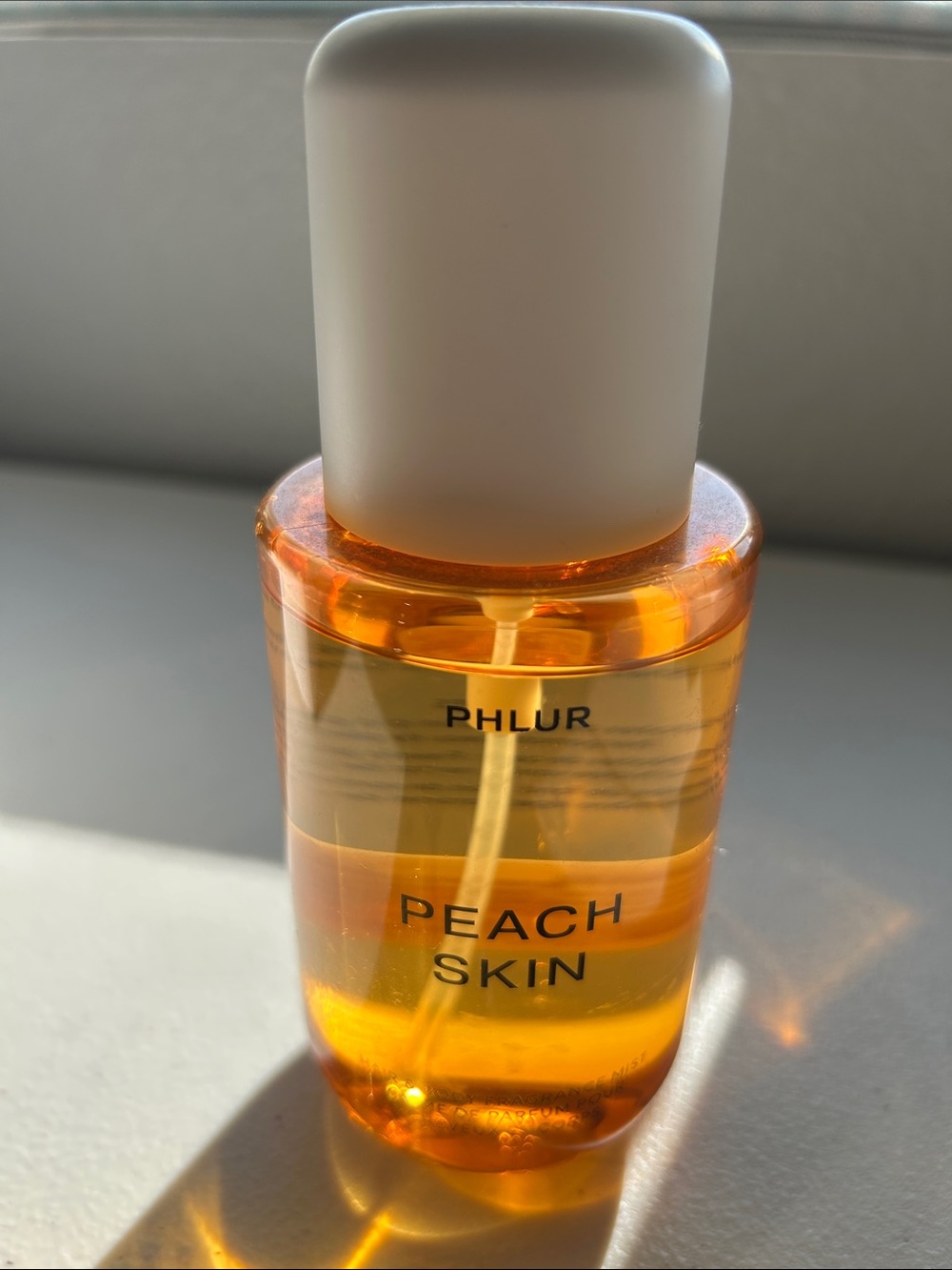 PHLUR Peach Skin 8.1 oz Full Size Peach Vanilla Coconut Caramel Mist